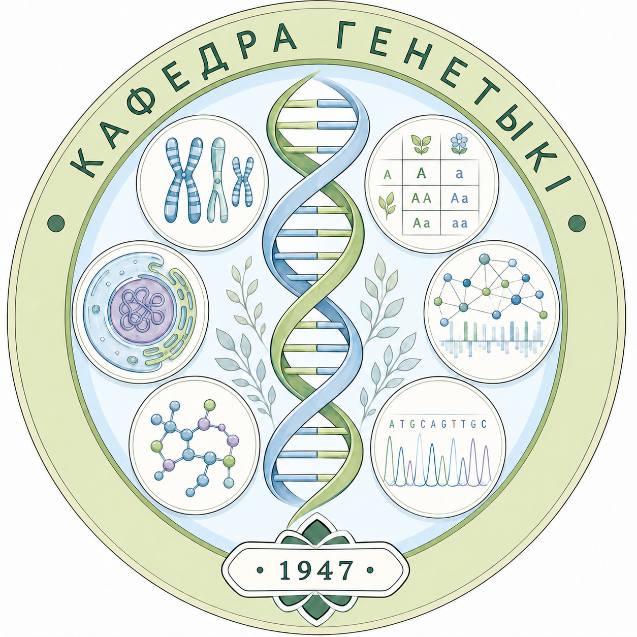 Логотип Кафедра генетики